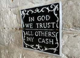 In God We trust -black